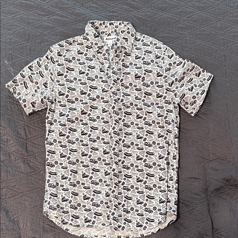 Abound Street Food Patterned Men's Shirt